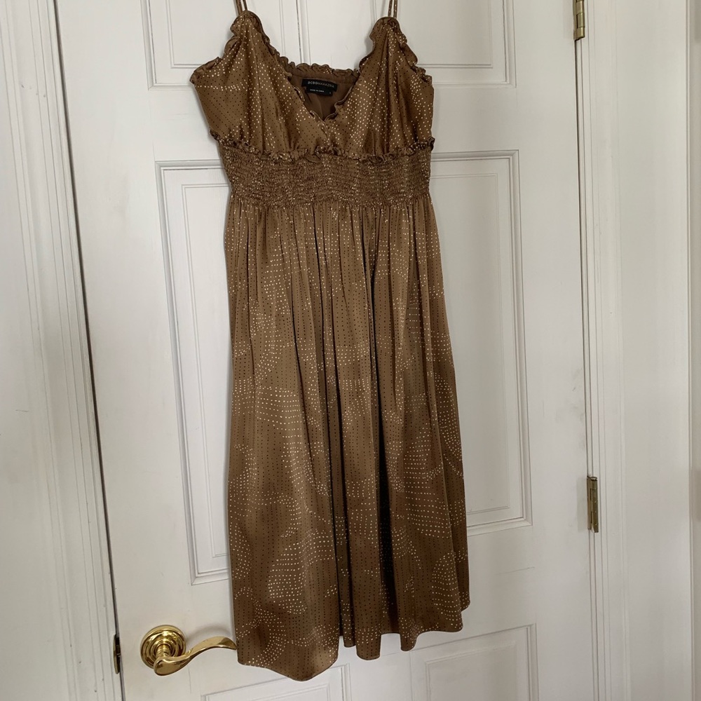 BCBGMaxazria Strappy cocktail dress, very feminine